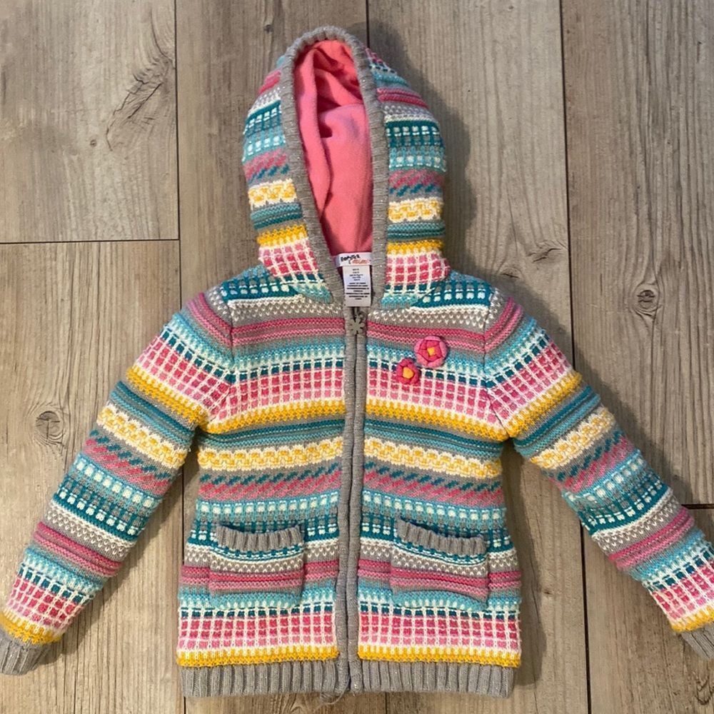 Knitted Zip Up Size 5 Bopster & Mimi